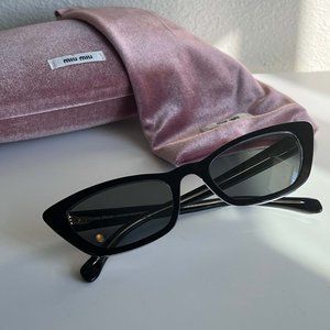 MiuMiu Cat Eye Sunglasses Black